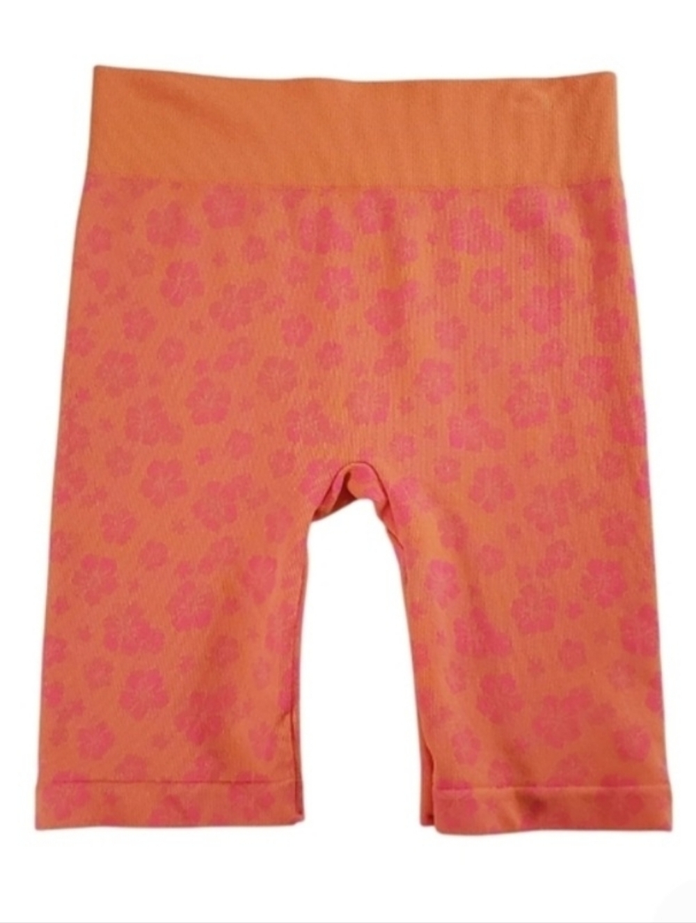2336 * No Boundaries Floral Print Workout Shorts Orange Pink Size S (3/5)